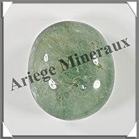 FLUORITE VERTE - Galet de Soins - 73 grammes - 43x38x26 mm - Y003