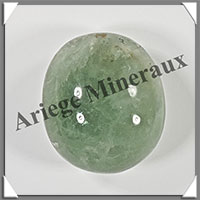 FLUORITE VERTE - Galet de Soins - 73 grammes - 43x38x26 mm - Y003