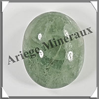 FLUORITE VERTE - Galet de Soins - 67 grammes - 43x36x23 mm - Y004