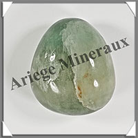 FLUORITE VERTE - Galet de Soins - 80 grammes - 44x38x27 mm - Y007