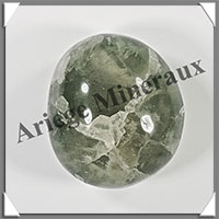 FLUORITE VERTE - Galet de Soins - 103 grammes - 46x40x30 mm - Y008