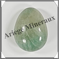 FLUORITE VERTE - Galet de Soins - 98 grammes - 53x41x25 mm - Y011