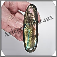 LABRADORITE - Galet de Soins - 133 grammes - 107x35x20 mm - R104
