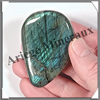 LABRADORITE - Galet de Soins - 81 grammes - 69x47x15 mm - R110