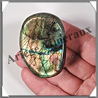 LABRADORITE - Galet de Soins - 90 grammes - 63x44x21 mm - R123