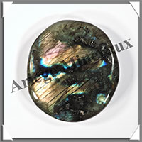 LABRADORITE - Galet de Soins - 129 grammes - 74x67x18 mm - R124
