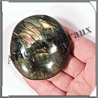 LABRADORITE - Galet de Soins - 129 grammes - 74x67x18 mm - R124