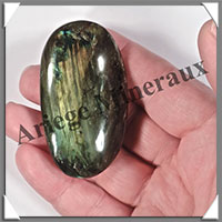 LABRADORITE - Galet de Soins - 69 grammes - 67x37x17 mm - R129