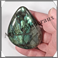 LABRADORITE - Galet de Soins - 132 grammes - 79x61x18 mm - R131