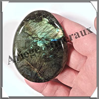 LABRADORITE - Galet de Soins - 128 grammes - 80x60x17 mm - R133