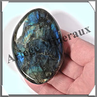 LABRADORITE - Galet de Soins - 151 grammes - 83x59x20 mm - R136