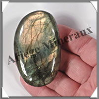 LABRADORITE - Galet de Soins - 91 grammes - 75x46x16 mm - R137