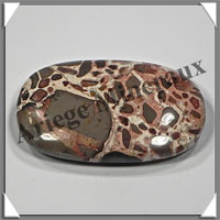 JASPE LEOPARD - Galet de Soins - 68 grammes - 70x40x8 mm - A002