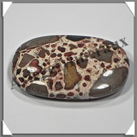 JASPE LEOPARD - Galet de Soins - 68 grammes - 70x40x8 mm - A002
