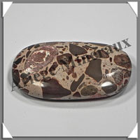JASPE LEOPARD - Galet de Soins - 54 grammes - 65x35x8 mm - A003
