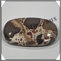 JASPE LEOPARD - Galet de Soins - 60 grammes - 65x40x8 mm - A004
