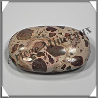 JASPE LEOPARD - Galet de Soins - 61 grammes  - 65x40x10 mm- A009