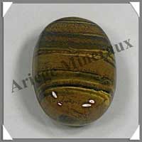 OEIL de FER - Galet de Soins - 90 grammes - 60x40 mm - C003