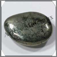 PYRITE - Galet de Soins - 43 grammes - 42x32 mm - A002