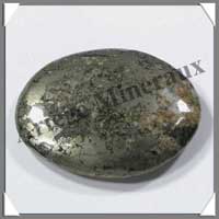 PYRITE - Galet de Soins - 43 grammes - 48x38 mm - A007