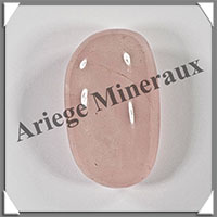 QUARTZ ROSE - Galet de Soins - 82 grammes - 57x56x35 mm - R090