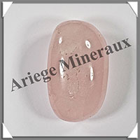 QUARTZ ROSE - Galet de Soins - 82 grammes - 57x56x35 mm - R090
