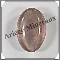 QUARTZ ROSE - Galet de Soins - 37 grammes - 43x30x20 mm - R091