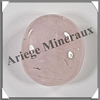 QUARTZ ROSE - Galet de Soins - 68 grammes - 47x42x24 mm - R092