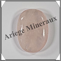 QUARTZ ROSE - Galet de Soins - 66 grammes - 59x42x17 mm - R093
