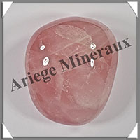 QUARTZ ROSE - Galet de Soins - 240 grammes - 71x60x40 mm - R094