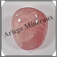 QUARTZ ROSE - Galet de Soins - 240 grammes - 71x60x40 mm - R094