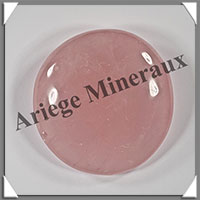 QUARTZ ROSE - Galet de Soins - 159 grammes - 70x68x23 mm - R095