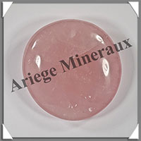 QUARTZ ROSE - Galet de Soins - 159 grammes - 70x68x23 mm - R095