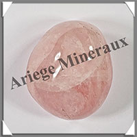 QUARTZ ROSE - Galet de Soins - 136 grammes - 54x48x37 mm - R096