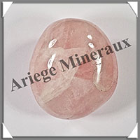 QUARTZ ROSE - Galet de Soins - 136 grammes - 54x48x37 mm - R096