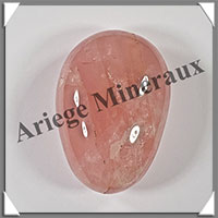 QUARTZ ROSE - Galet de Soins - 133 grammes - 63x44x32 mm - R097