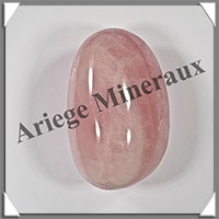 QUARTZ ROSE - Galet de Soins - 160 grammes - 70x46x36 mm - R098