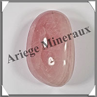 QUARTZ ROSE - Galet de Soins - 160 grammes - 70x46x36 mm - R098