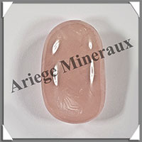 QUARTZ ROSE - Galet de Soins - 66 grammes - 52x32x24 mm - R099