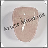 QUARTZ ROSE - Galet de Soins - 129 grammes - 55x43x35 mm - R110
