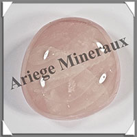 QUARTZ ROSE - Galet de Soins - 168 grammes - 60x57x32 mm - R112