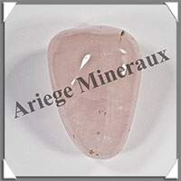 QUARTZ ROSE - Galet de Soins - 132 grammes - 58x42x39 mm - R113