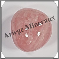 QUARTZ ROSE - Galet de Soins - 216 grammes - 62x58x45 mm - R115