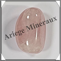 QUARTZ ROSE - Galet de Soins - 142 grammes - 63x39x37 mm - R117