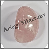 QUARTZ ROSE - Galet de Soins - 142 grammes - 63x39x37 mm - R117