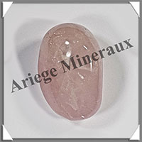 QUARTZ ROSE - Galet de Soins - 89 grammes - 54x38x30 mm - R118