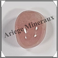 QUARTZ ROSE - Galet de Soins - 92 grammes - 48x39x33 mm - R121