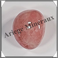 QUARTZ ROSE - Galet de Soins - 204 grammes - 62x52x46 mm - R122