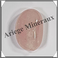QUARTZ ROSE - Galet de Soins - 75 grammes - 56x37x25 mm - R124