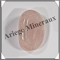 QUARTZ ROSE - Galet de Soins - 75 grammes - 56x37x25 mm - R124
